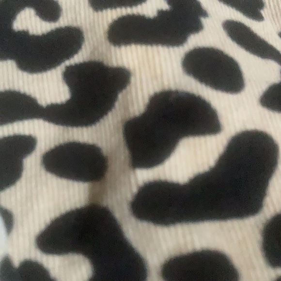 Animal print corduroy pants - Picture 3 of 3